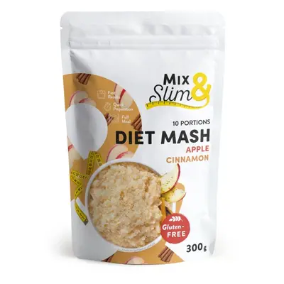 Mix & Slim Dietní kaše jablko a skořice 300g (10 porcí)