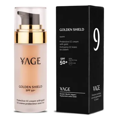 Yage č. 9 ochranný CC krém se zlatem a SPF 50 GOLDEN SHIELD Warm Varianta: Plné balení