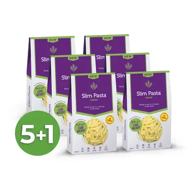 Výhodný balíček konjakových penne Slim Pasta bez nálevu | 5+1 zdarma | 1200 g