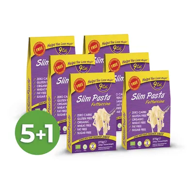 Výhodný balíček konjakových fettuccine Slim Pasta v nálevu | 5+1 zdarma | 1620 g