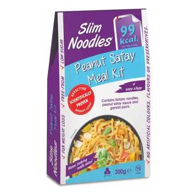 Slim Noodles Hotové jídlo s arašídovou Satay omáčkou a kořením (99 kcal, 15,4 g sacharidů / 150 