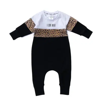 Dětský overal leopardí vzor - 86/92 (12-24M)