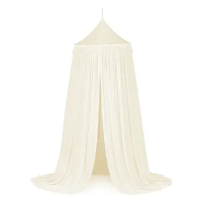 Baldachýn bavlněný Boho vanilka maxi 70 cm