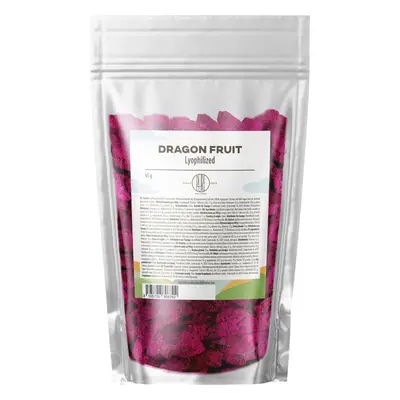 BrainMax Pure Lyophilized Dragon Fruit, Lyofilizované dračí ovoce, 45 g