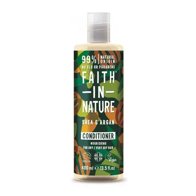 Faith in Nature - Kondicionér Argan a bambucké máslo 400 ml