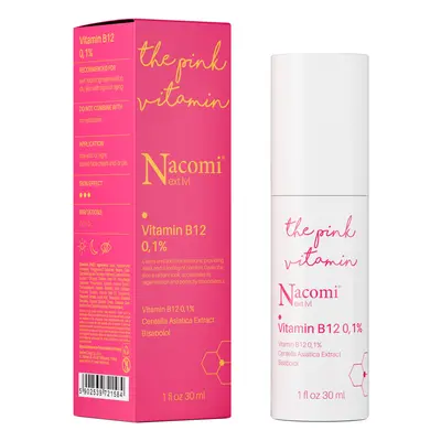 Nacomi Next Lvl.- Sérum Vitamín B12 0,1%, úleva pro citlivou pleť, 30ml