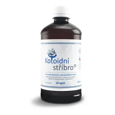 Koloidní stříbro - 500 ml, Koncentrace 30 ppm