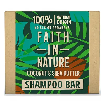 Faith in Nature - Tuhý šampon kokos a bambucké máslo, 85g