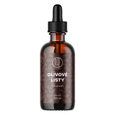 BrainMax Pure Olivové listy (Olive leaf) tinktura 1:3, 100 ml