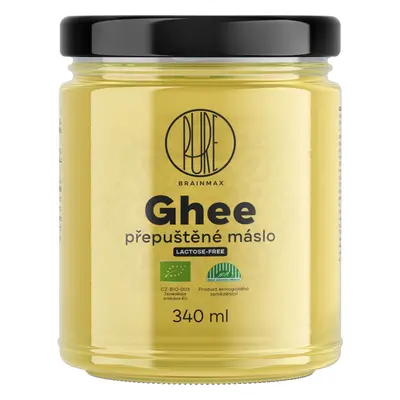 BrainMax Pure - Ghee, přepuštěné máslo GHÍ, BIO, 340 ml