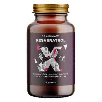 BrainMax Resveratrol Powder, resveratrol prášek, 50 g