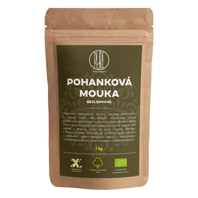 BrainMax Pure Pohanková mouka, bezlepková BIO, 1 kg