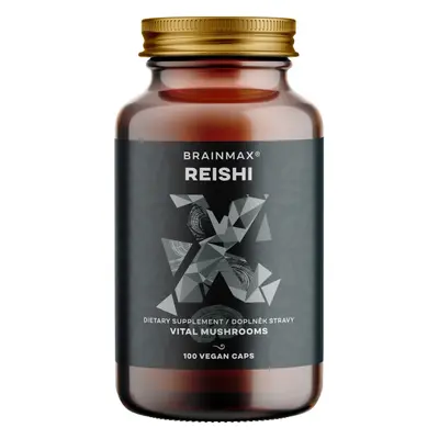 BrainMax Reishi extrakt, 50 % polysacharidů a 20 % beta-1,3/1,6 D-glukanů, 500 mg, 100 rostlinný