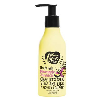 BISOU - Bio MonoLove - Zjemňující tělové mléko - Ananas-Jamaica, 200ml