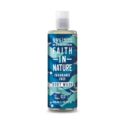 Faith in Nature - Přírodní sprchový gel bez parfemace - hypoalergenní 400ml