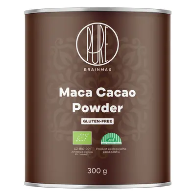 BrainMax Pure Maca Cacao, Kakao s Macou BIO, 300 g