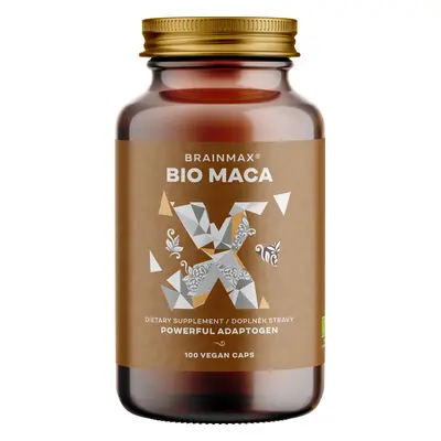 BrainMax BIO Maca, 740 mg, 100 rostlinných kapslí