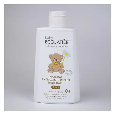 ECOLATIER - 8v1 Dětský přírodní komplex, přísada do koupele 0+, 250 ml, EXPIRACE 10/24