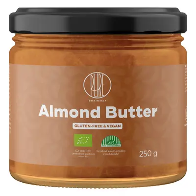 BrainMax Pure Almond Butter, 100% Mandlový krém, BIO, 250 g