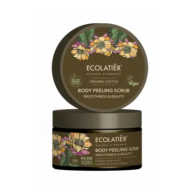 ECOLATIER - Tělový peeling, hladkost a krása, KAKTUS, 300 g, EXPIRACE