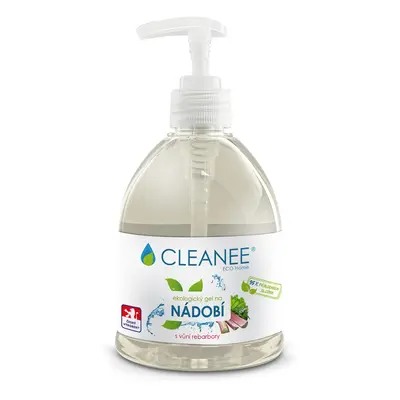 CLEANEE EKO gel na NÁDOBÍ s vůní rebarbory 500 ml s dávkovačem