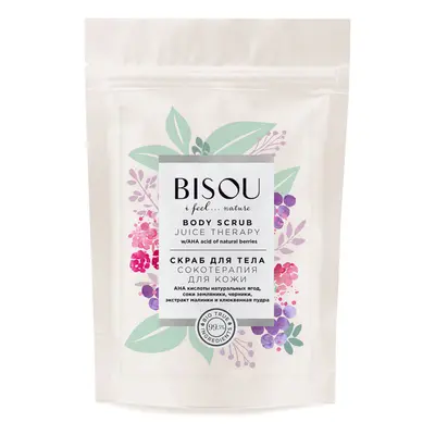 BISOU - Tělový peeling - Juice therapy, 200g, EXPIRACE 04/24