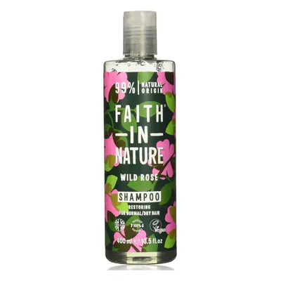 Faith in Nature - Přírodní šampon - Divoká růže 400 ml