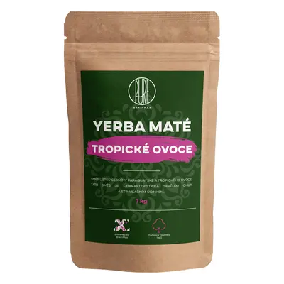 BrainMax Pure Yerba Maté, Tropické ovoce, 1000 g