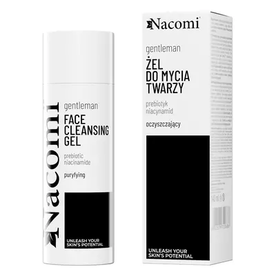 Nacomi Gentleman - Prebiotický mycí gel na obličej s niacinamidem, 140 ml