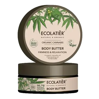 ECOLATIER - Tělové máslo, pevnost a relaxace, CANNABIS, 150 ml, expirace 11/24