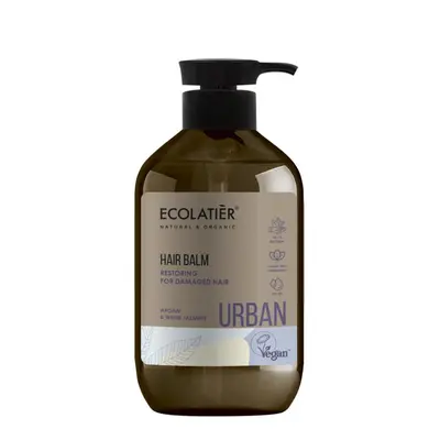 ECOLATIER URBAN - Regenerační balzám pro obnovu poškozených vlasů - Argan a Bílý jasmín, 400 ml