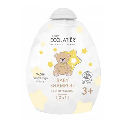 ECOLATIER - Dětský šampón 2v1, snadné rozčesávání 3+, 250 ml