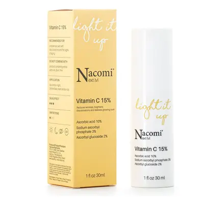 Nacomi Next Lvl. - Sérum Vitamín C 15%, rozjasnění pleti, 30 ml