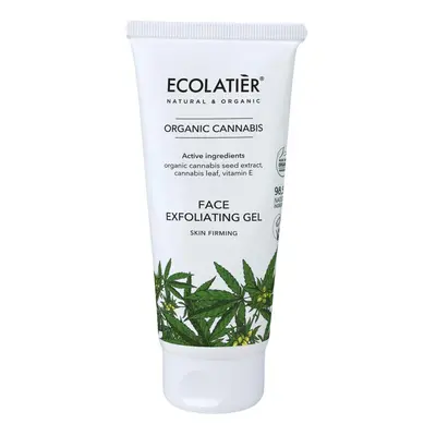 ECOLATIER - Exfoliační gel na obličej - všechny typy pleti - organic Cannabis, 100 ml