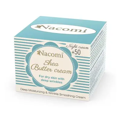 Nacomi - Noční krém s bambuckým máslem, pro pleť +50, 50 ml