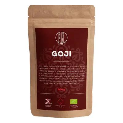 BrainMax Pure Goji sušené, kustovnice čínská, BIO, 200 g