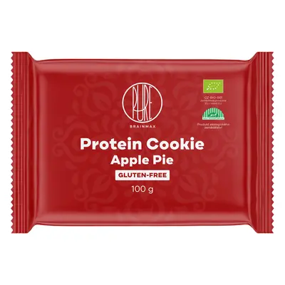 BrainMax Pure Protein Cookie, Apple Pie, Jablečný koláč, BIO, 100 g