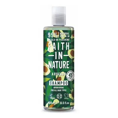 Faith in Nature - Přírodní šampon s avokádovým olejem 400ml