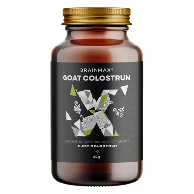 BrainMax Goat Colostrum, kozí kolostrum v prášku, 50 g