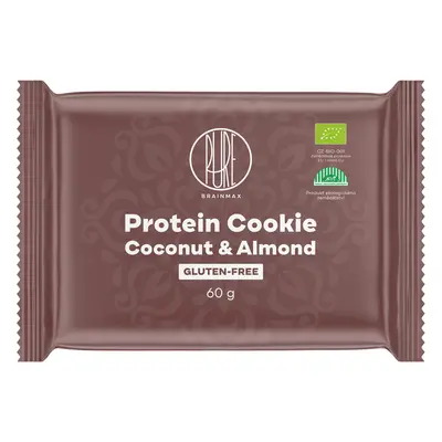 BrainMax Pure Protein Cookie, Kokos & Mandle, BIO, 60 g