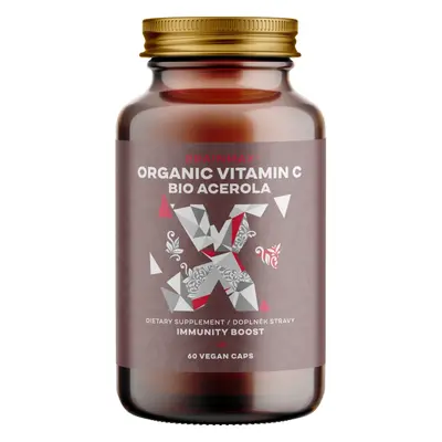 BrainMax Organic Vitamin C BIO Acerola, vitamín C z Aceroly, 60 rostlinných kapslí