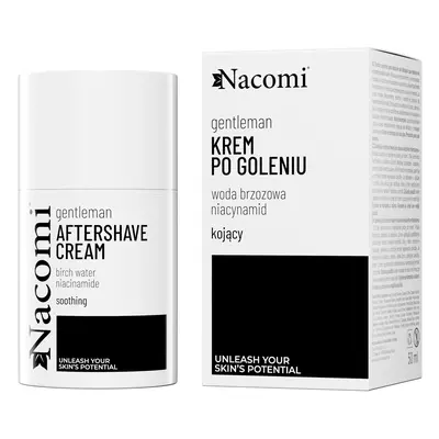 Nacomi Gentleman - Zklidňující krém po holení pro obnovu kožního mikrobiomu, 50 ml