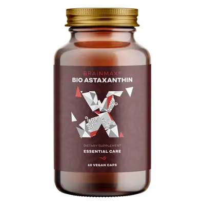 BrainMax Astaxanthin (Astaxantin) BIO, 8 mg, 60 rostlinných kapslí