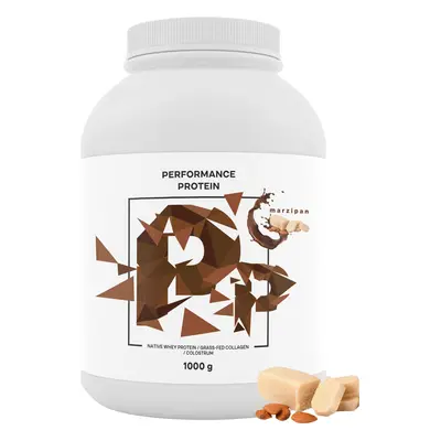 BrainMax Performance Protein, nativní syrovátkový protein, marcipán, 1000 g