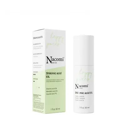 Nacomi Next Lvl. - Kyselý pleťový peeling, kyselina šikimová 5%, 30 ml