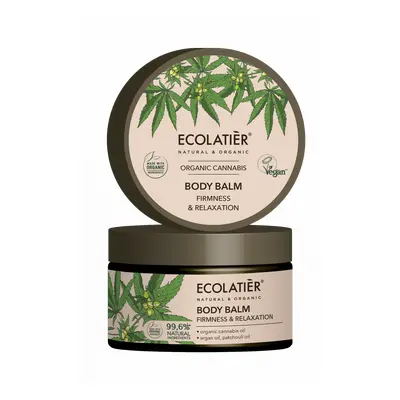 ECOLATIER - Tělový balzám, pevnost a relaxace, CANNABIS, 250 ml, EXPIRACE 10/24