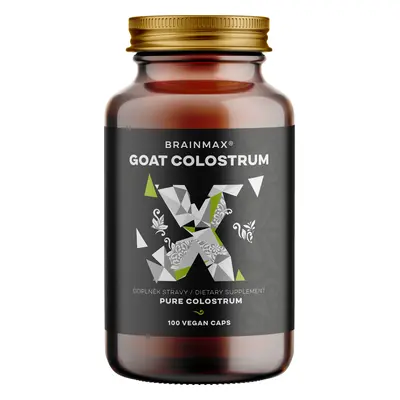 BrainMax Goat Colostrum, kozí kolostrum 250 mg, 100 rostlinných kapslí