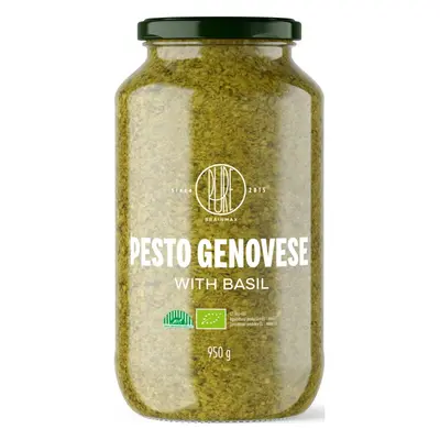 BrainMax Pure Pesto Genovese, bazalkové pesto, BIO, 950 g