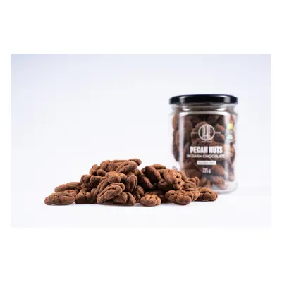 BrainMax Pure Pecan Nuts in Dark Chocolate, Pekanové ořechy v hořké čokoládě, BIO, 225 g