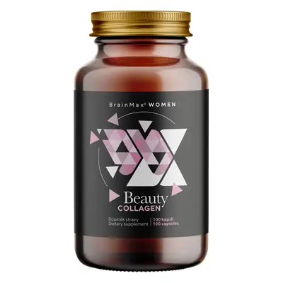 BrainMax Women Beauty Fish Collagen, mořský rybí kolagen Naticol®, 2400 mg, 100 rostlinných kaps